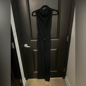 Elegant Black Aritzia Jumpsuit with Belt